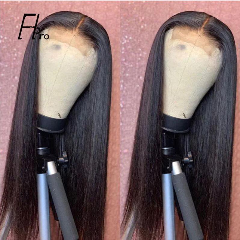 4x4 Straight Glueless Virgin Hair Lace Closure Wig Unit